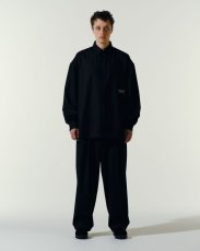 画像3: COOTIE   CA/W Flannel 2 Tuck Wide Easy Trousers (Black) (3)