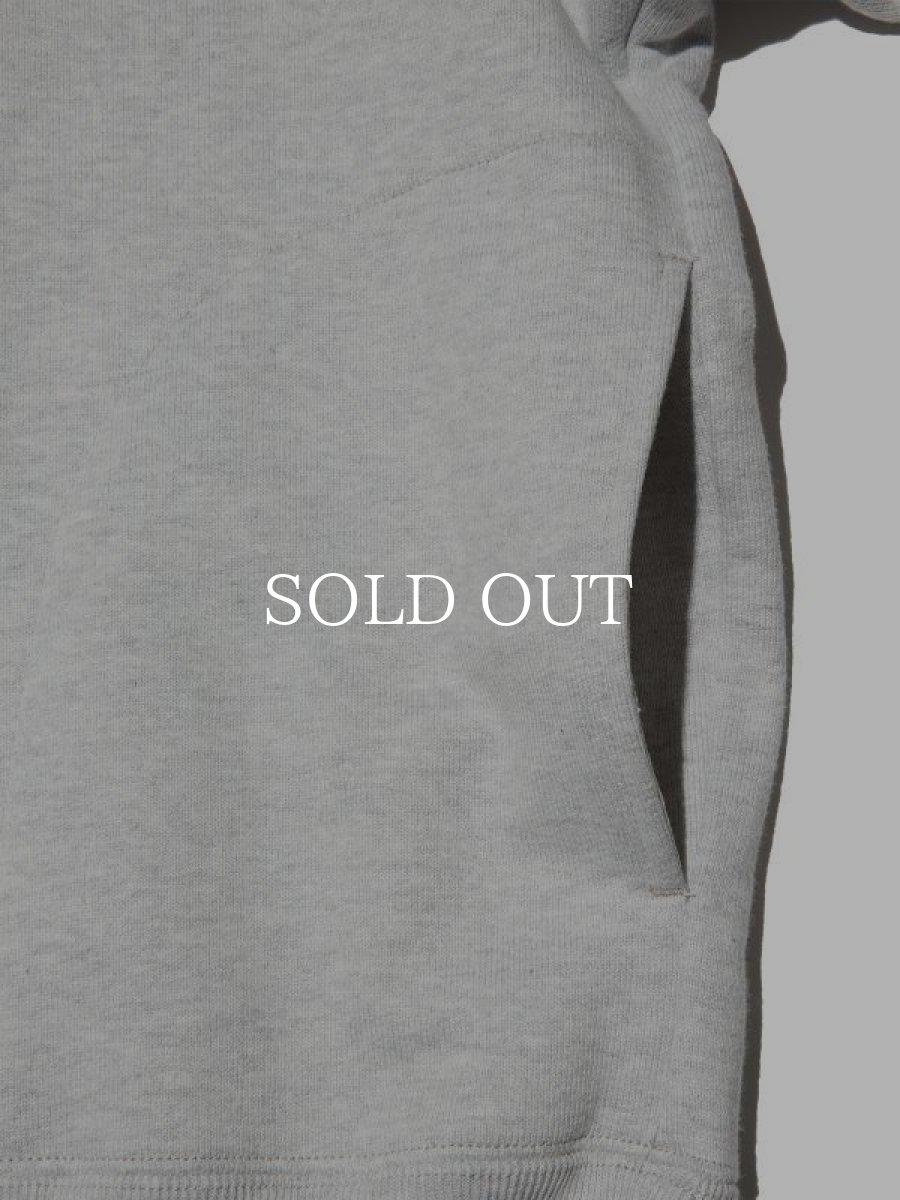 画像4: RADIALL  HOTBOX - STAND COLLARED SWEATSHIRT L/S (Ash Gray) (4)