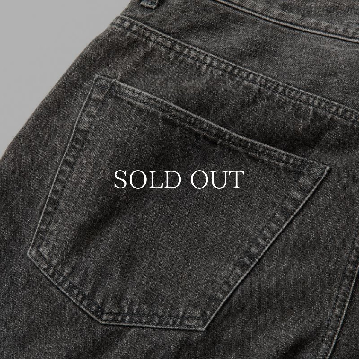 画像7: CALEE  VINTAGE REPRODUCT WIDE SILHOUETTE DENIM PANTS ＜UB＞ (7)