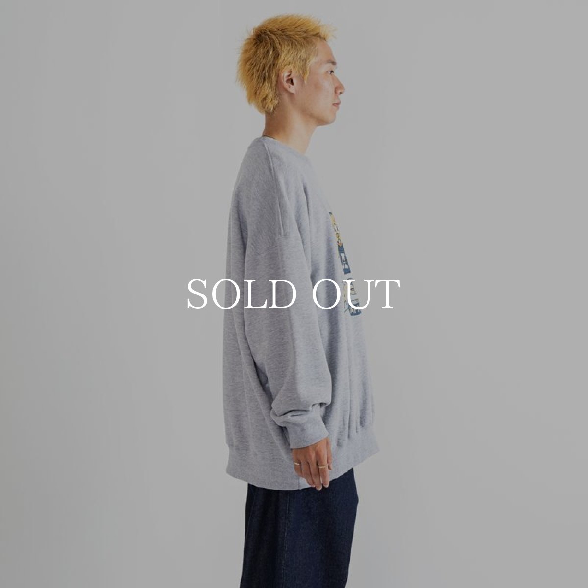 画像3: APPLEBUM  "APPLEBUM High School" Crew Sweat (H.Gray) (3)