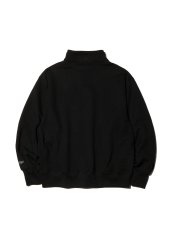 画像2: RADIALL  HOTBOX - STAND COLLARED SWEATSHIRT L/S (Black) (2)