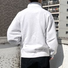 画像7: RADIALL  HOTBOX - STAND COLLARED SWEATSHIRT L/S (Ash Gray) (7)