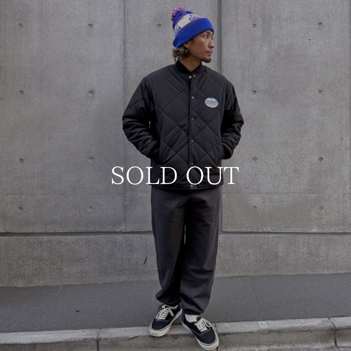 画像2: STANDARD CALIFORNIA  SD Primaloft Quilted Jacket (Black) (2)