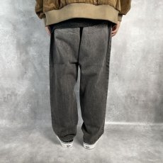 画像9: CALEE  VINTAGE REPRODUCT WIDE SILHOUETTE DENIM PANTS ＜OW＞ (9)