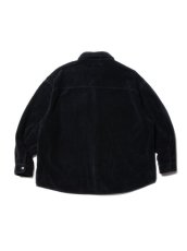 画像2: COOTIE   Garment Dyed Cotton Boa Error Fit CPO Jacket (Black) (2)