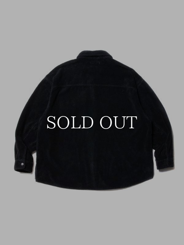 COOTIE Garment Dyed Cotton Boa Error Fit CPO Jacket (Black) CTE