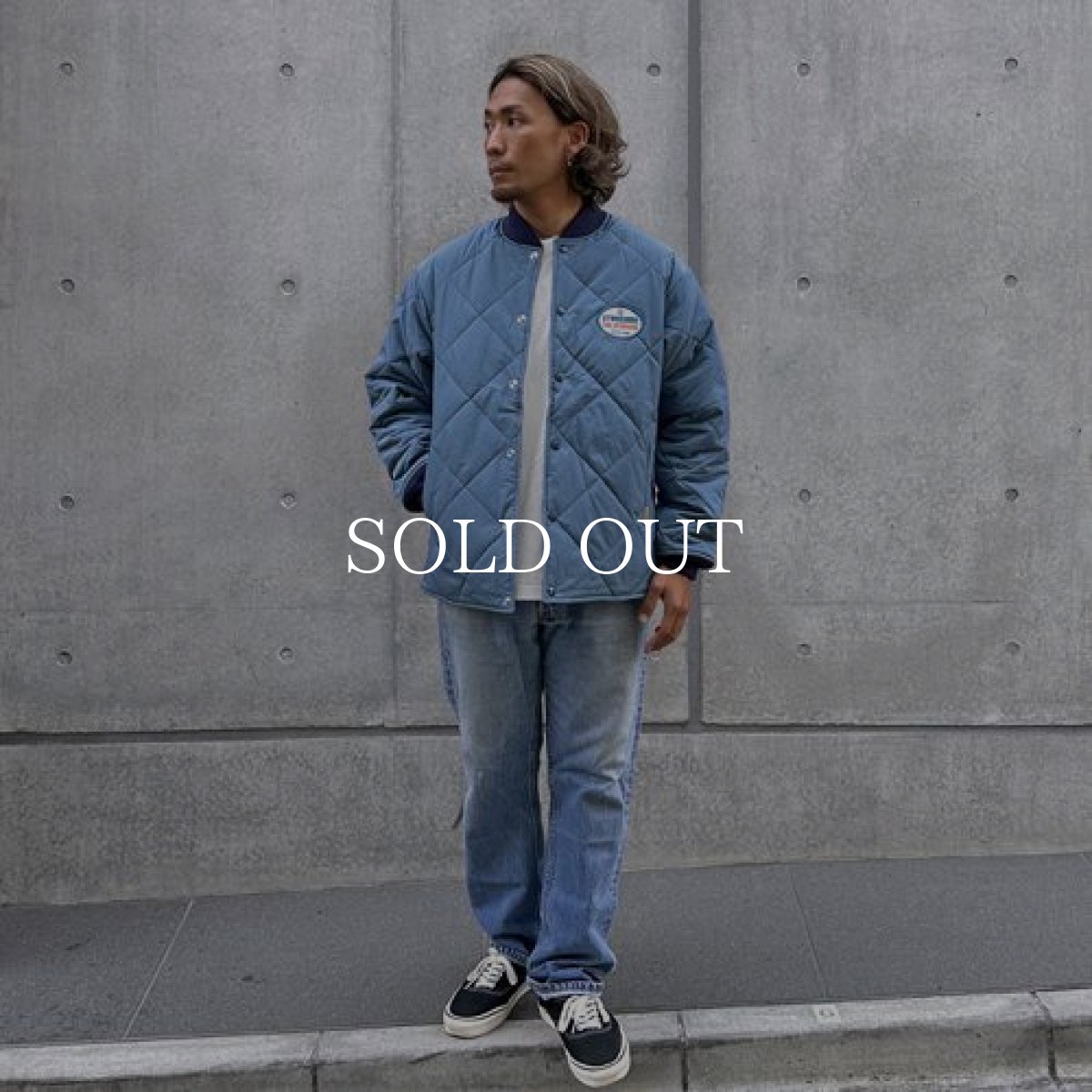 画像6: STANDARD CALIFORNIA  SD Primaloft Quilted Jacket (Blue) (6)