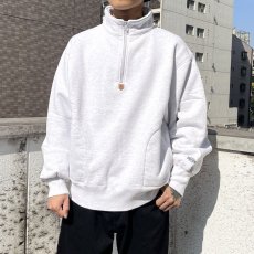 画像6: RADIALL  HOTBOX - STAND COLLARED SWEATSHIRT L/S (Black) (6)