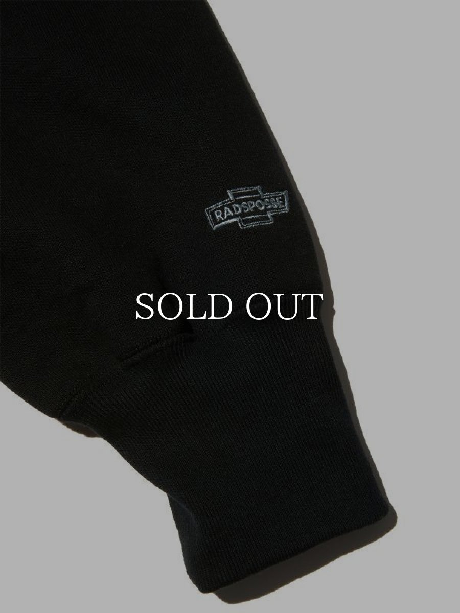 画像5: RADIALL  HOTBOX - STAND COLLARED SWEATSHIRT L/S (Black) (5)
