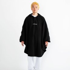 画像2: APPLEBUM  Fleece Poncho (Black) (2)