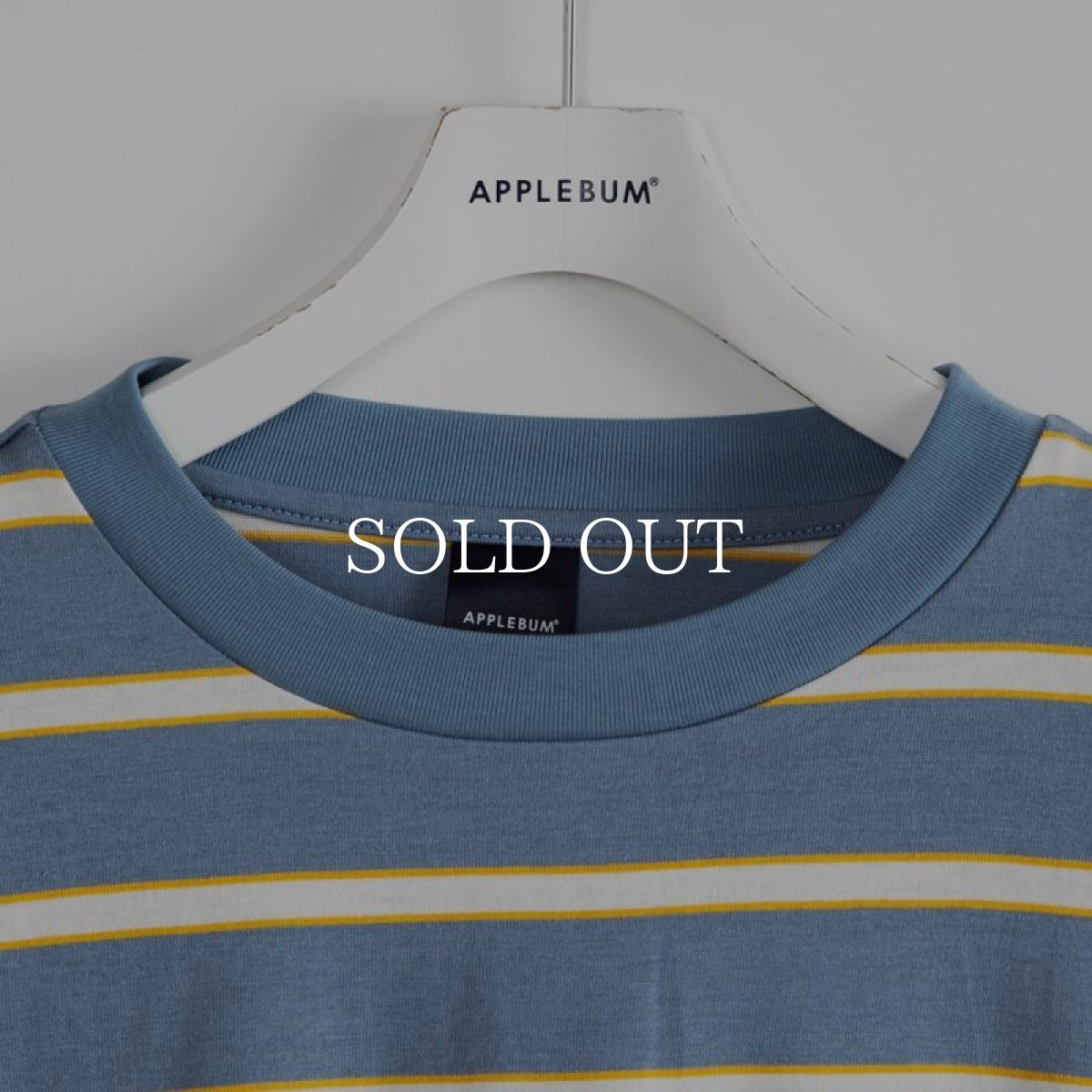 画像6: APPLEBUM  "Bonita" Border L/S T-shirt (Smoke Blue) (6)