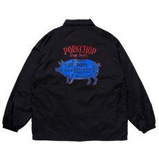 画像1: PORKCHOP GARAGE SUPPLY  PORK BACK COACH JKT (RD×BL) (1)