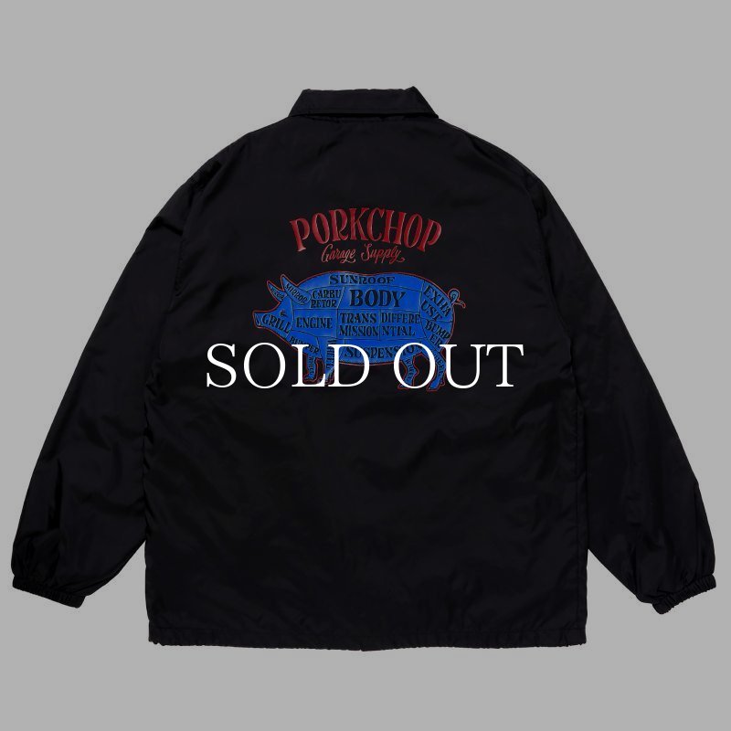 PORKCHOP GARAGE SUPPLY PORK BACK COACH JKT (RD×BL) P0288 公式通販