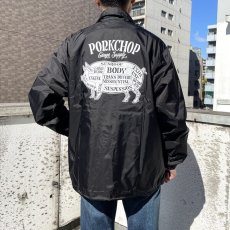 画像8: PORKCHOP GARAGE SUPPLY  PORK BACK COACH JKT (BK×WH) (8)