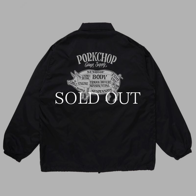 PORKCHOP GARAGE SUPPLY PORK BACK COACH JKT (BK×WH) P0288 公式通販