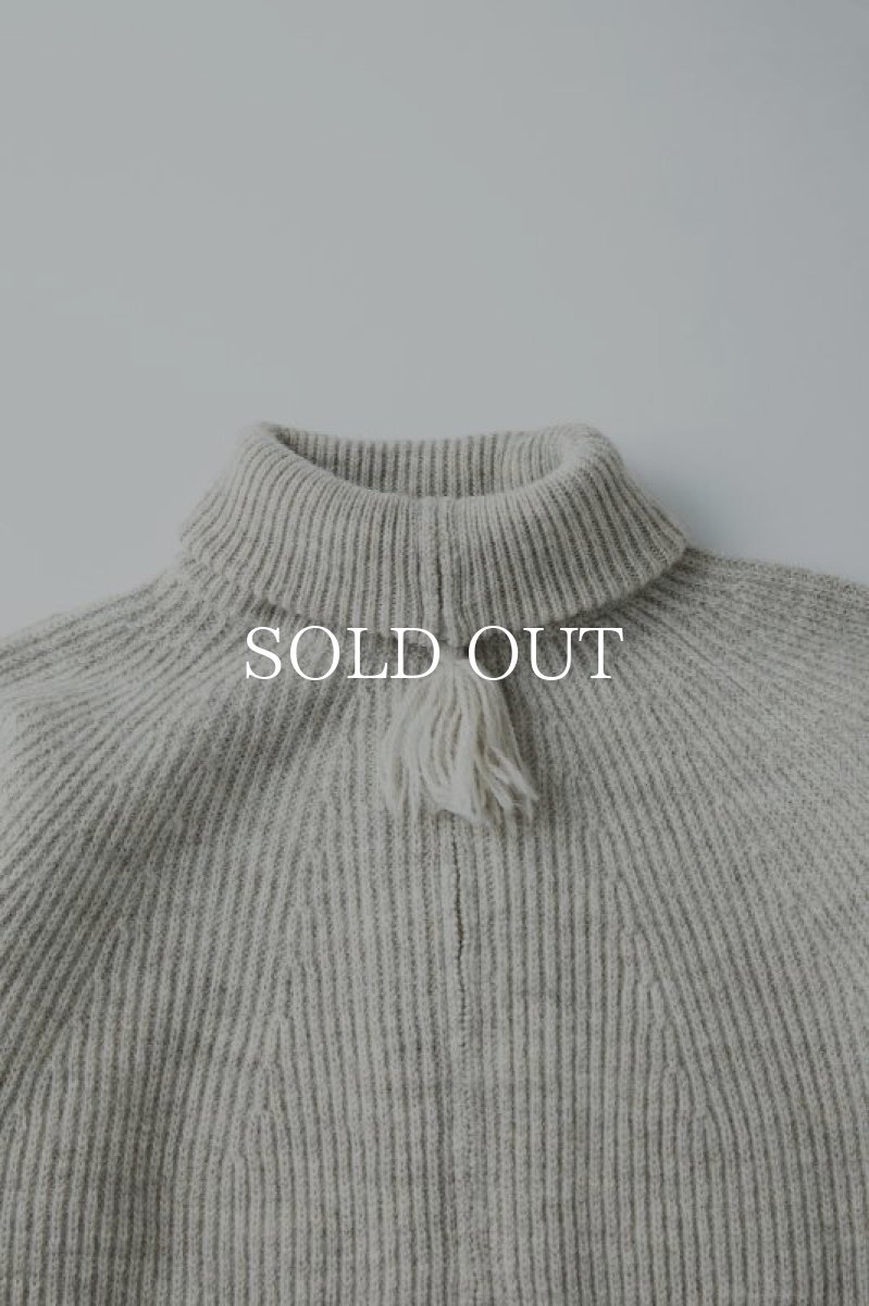 画像4: OLD JOE   TWEEDY YARN ZIP SWEATER (BONE) (4)