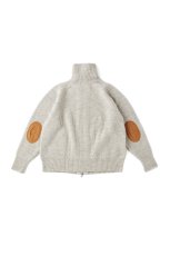 画像2: OLD JOE   TWEEDY YARN ZIP SWEATER (BONE) (2)