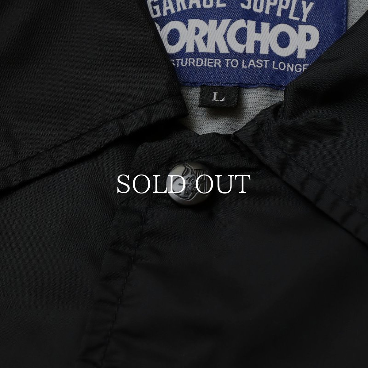 画像6: PORKCHOP GARAGE SUPPLY  PORK BACK COACH JKT (BK×WH) (6)