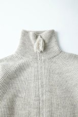 画像3: OLD JOE   TWEEDY YARN ZIP SWEATER (BONE) (3)