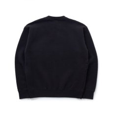 画像2: RATS  CREW NECK SWEAT BAR TAG (BLACK) (2)