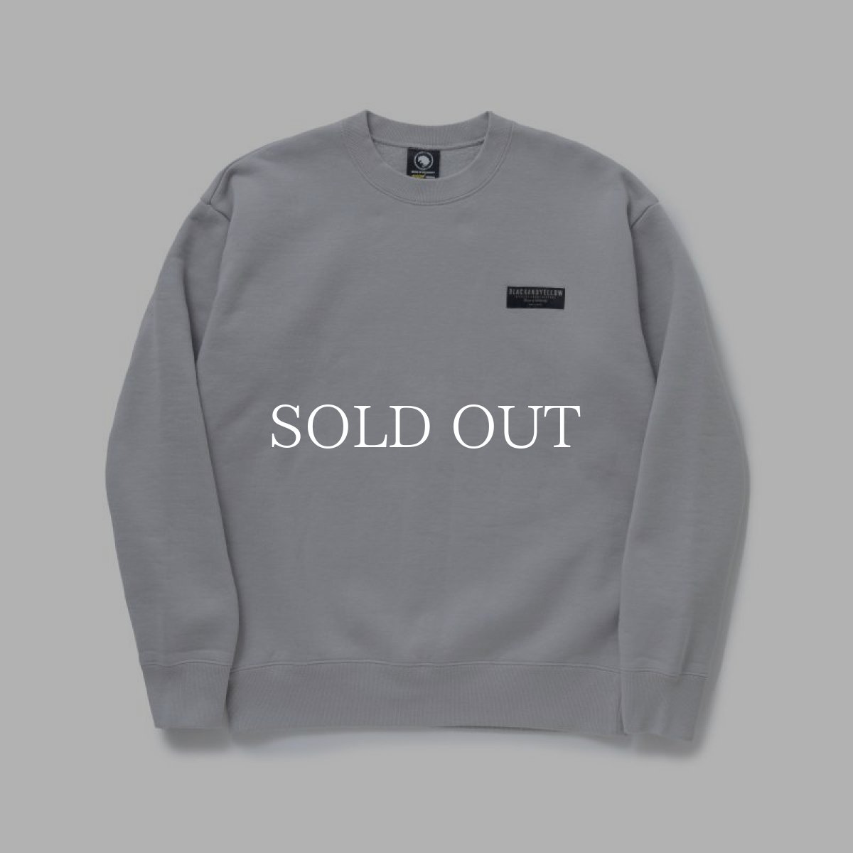 画像1: RATS  CREW NECK SWEAT BAR TAG (GRAY) (1)