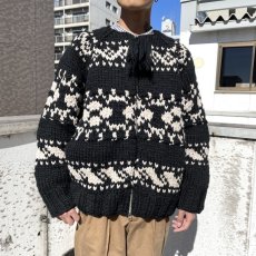 画像7: OLD JOE   HAND COWCHAIN SWEATER (BLACK) (7)