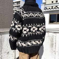 画像6: OLD JOE   HAND COWCHAIN SWEATER (BLACK) (6)