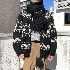 画像5: OLD JOE   HAND COWCHAIN SWEATER (BLACK) (5)