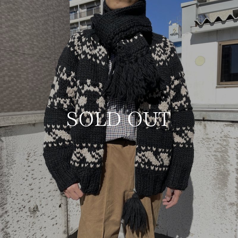 OLD JOE HAND COWCHAIN SWEATER (BLACK) 232OJ-KN01 公式通販