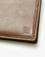 画像3: hobo  BIFOLD WALLET SHRINK LEATHER (CHOCO) (3)