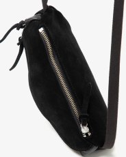 画像3: hobo  WAIST POUCH COW SUEDE (BLACK) (3)