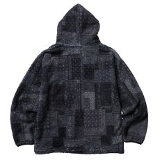 画像2: Liberaiders  BANDANA PILE FLEECE HOODIE (BLACK) (2)