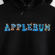 画像4: APPLEBUM  "Blue Flame Logo" Sweat Parka (Black) (4)