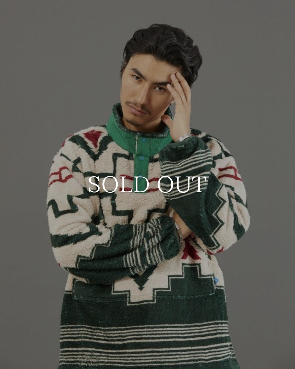 画像12: Liberaiders  TRADITIONAL PILE FLEECE ANORAK (GREEN) (12)