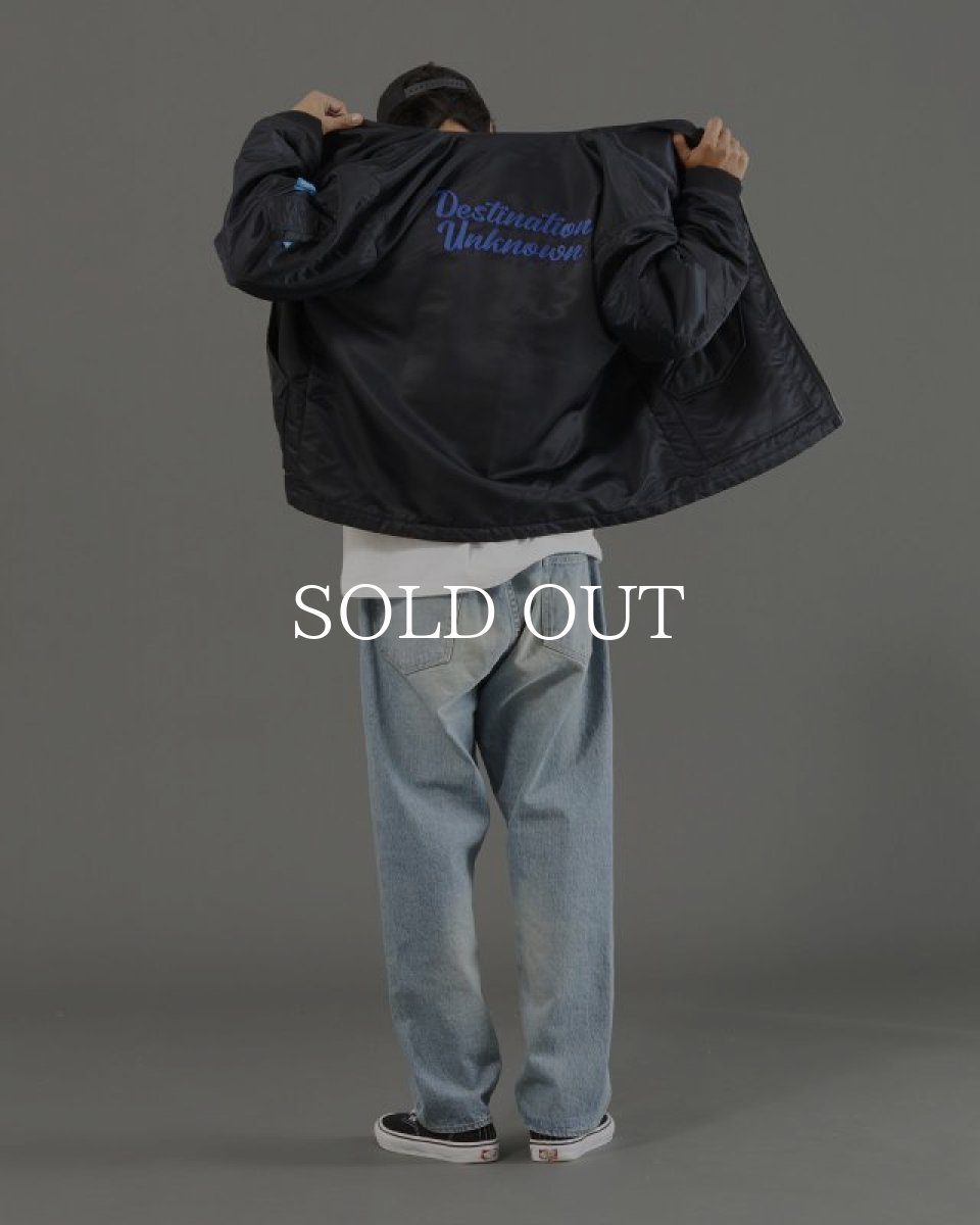 画像16: Liberaiders  COLLARLESS FLIGHT JACKET (BLACK) (16)