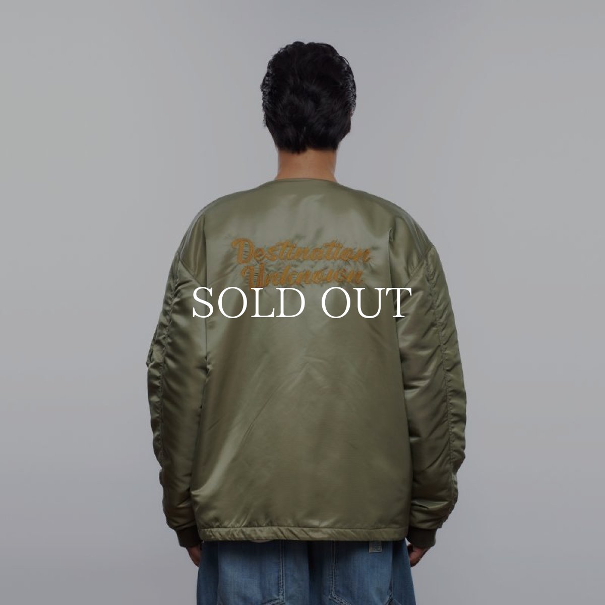 画像13: Liberaiders  COLLARLESS FLIGHT JACKET (OLIVE) (13)