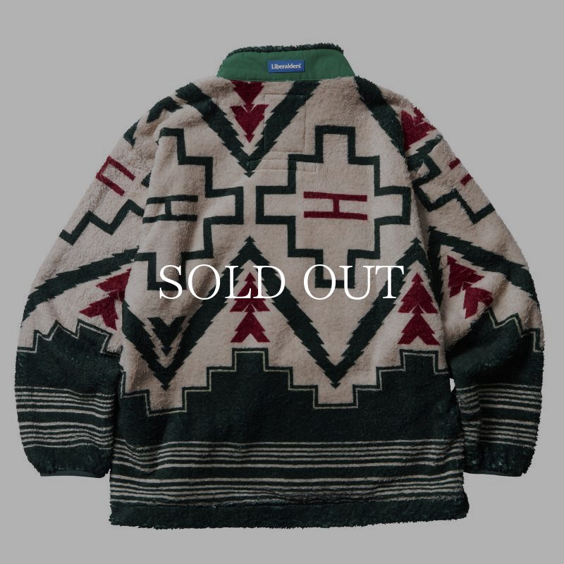 Liberaiders TRADITIONAL PILE FLEECE ANORAK (GREEN) 750152303 公式通販