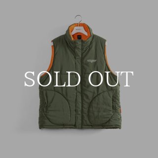 ジャケット・アウター APPLEBUMSynthetic Suede Innercotton Vest アップルバム ベスト 中綿入り APPLEBUM Military Innercotton