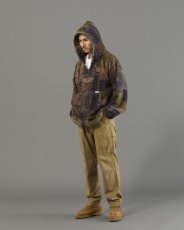 画像10: Liberaiders  BANDANA PILE FLEECE HOODIE (BROWN) (10)