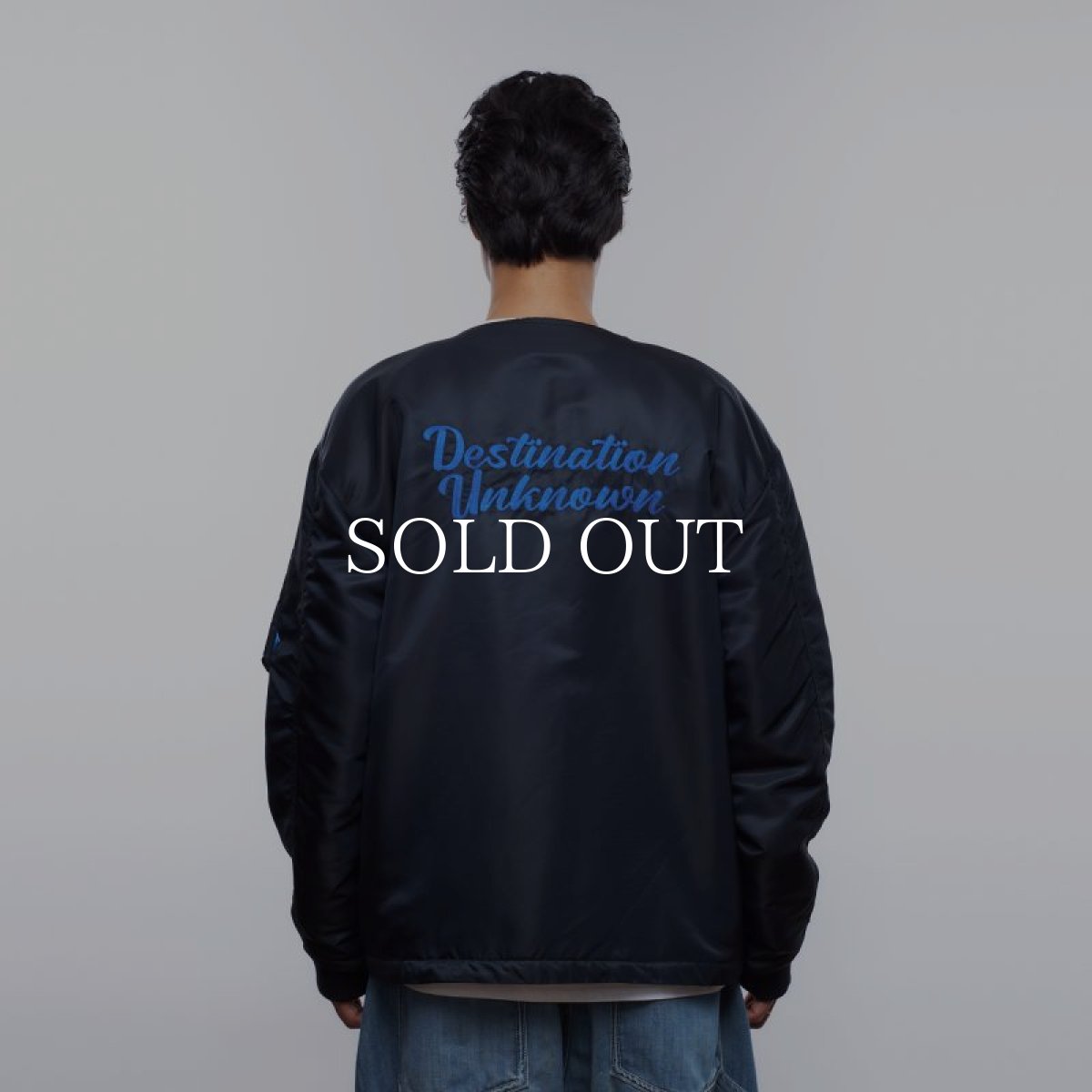 画像12: Liberaiders  COLLARLESS FLIGHT JACKET (BLACK) (12)