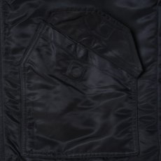 画像5: Liberaiders  COLLARLESS FLIGHT JACKET (BLACK) (5)