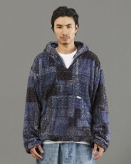 画像13: Liberaiders  BANDANA PILE FLEECE HOODIE (NAVY) (13)