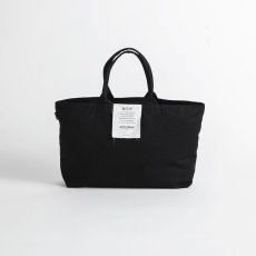 画像4: APPLEBUM  "Blue Flame Logo" Canvas Zip Totebag (Black) (4)