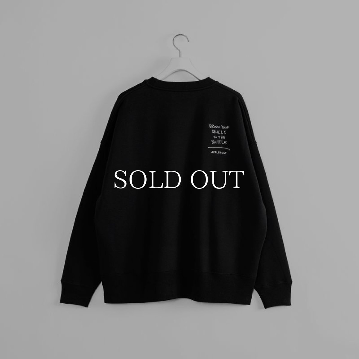 画像2: APPLEBUM  "MC Battle" Crew Sweat (Black) (2)