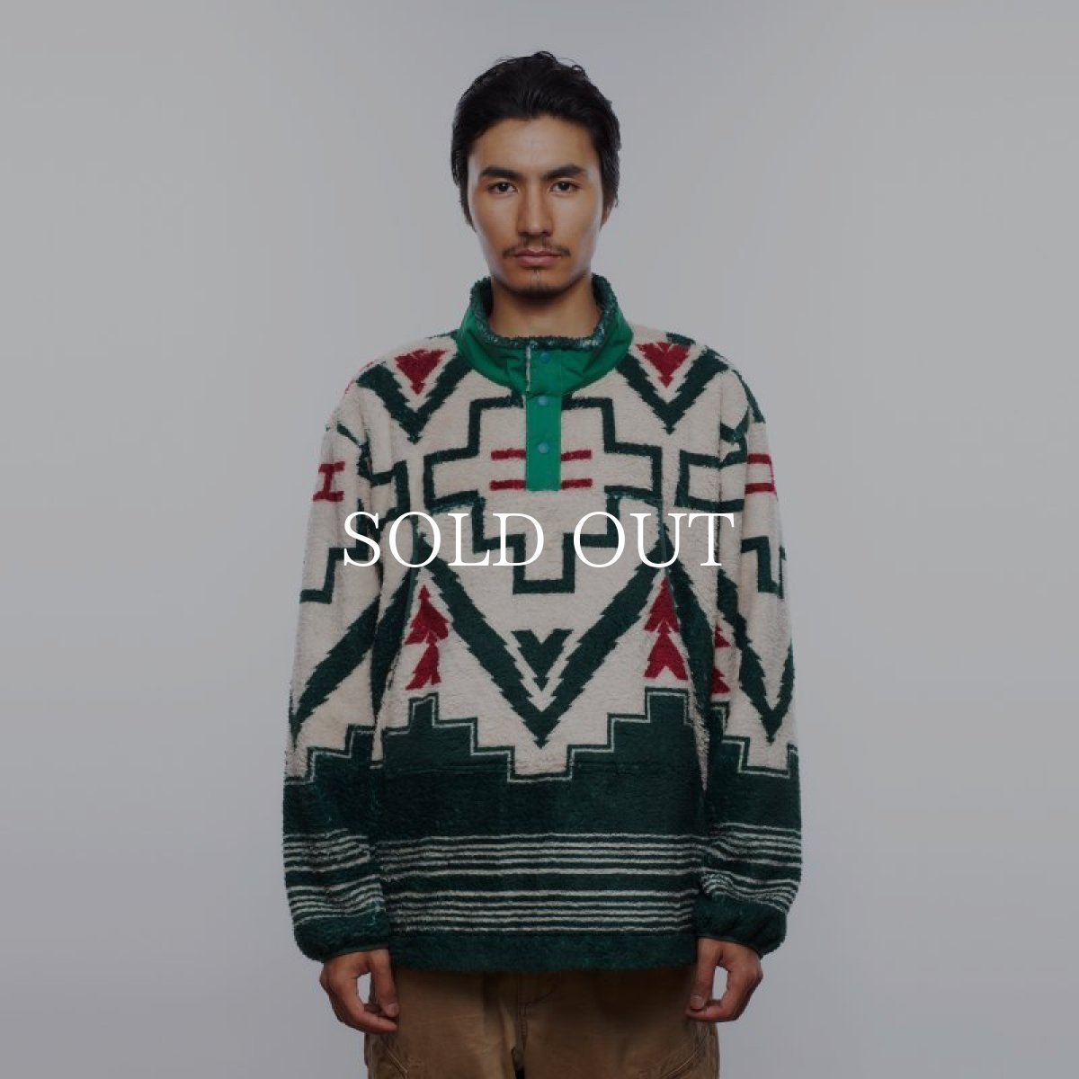 画像7: Liberaiders  TRADITIONAL PILE FLEECE ANORAK (GREEN) (7)