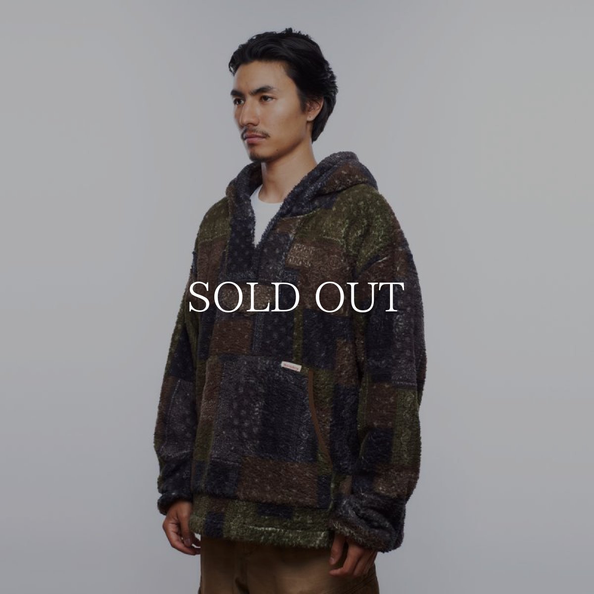 画像7: Liberaiders  BANDANA PILE FLEECE HOODIE (BROWN) (7)