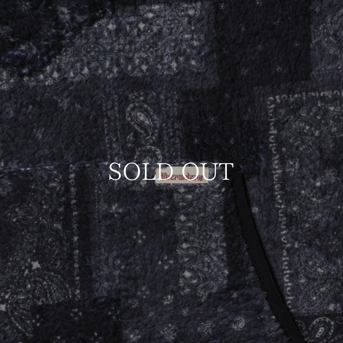 画像7: Liberaiders  BANDANA PILE FLEECE HOODIE (NAVY) (7)