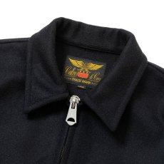 画像3: CALEE  MELTON WOOL SPORTS TYPE JACKET ＜PLANE＞ (BLACK) (3)