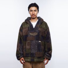 画像6: Liberaiders  BANDANA PILE FLEECE HOODIE (BROWN) (6)