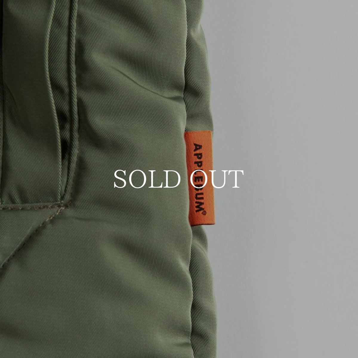 画像10: APPLEBUM  Military Innercotton Vest (Olive) (10)